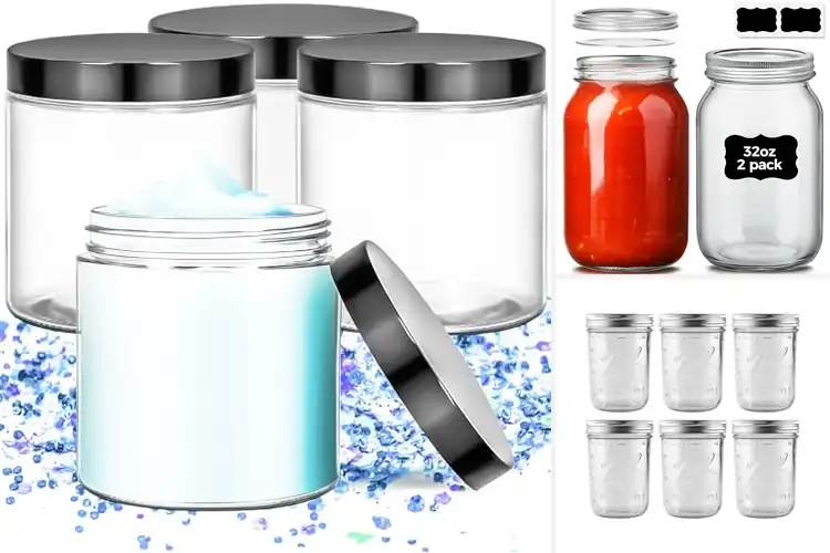 Detailed view of Best Wide Mouth Glass Jars For Refilling