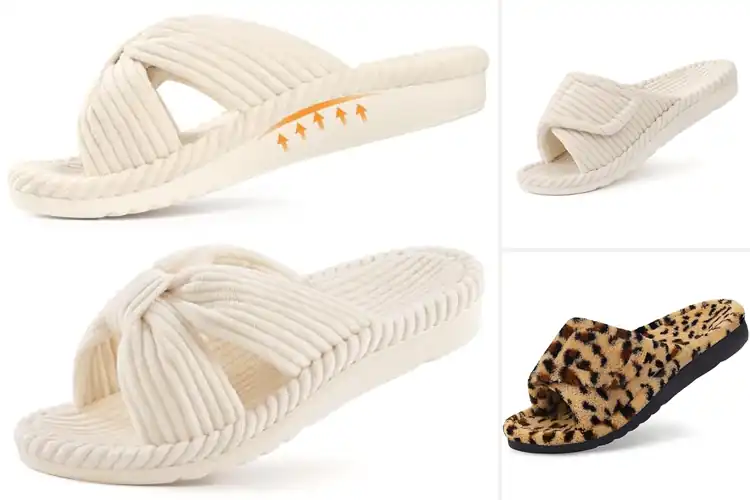 Detailed view of Best Women’s Arch Support Slippers