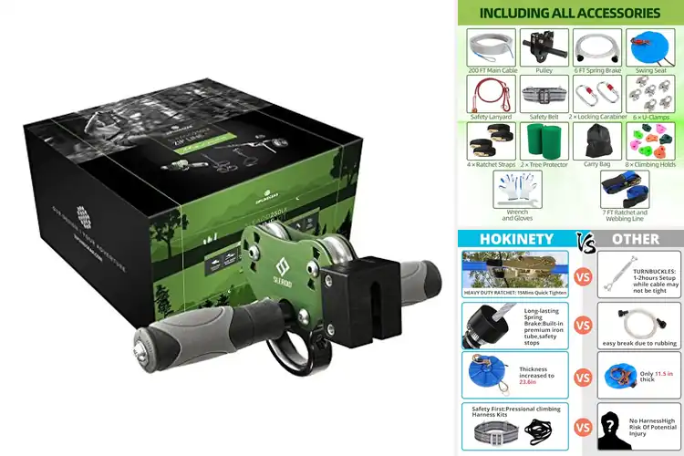 Detailed view of Best Zip Line Kits With High Payload
